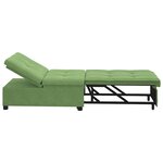 vidaXL Canapé-Lit Vert clair 194 x 67 x 82 cm Velours