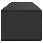 vidaXL Meuble TV mural Noir 98 x 41 x 30 cm Bois d'ingénierie