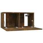 vidaXL Ensemble de meubles TV 7 Pièces Chêne fumé Bois d'ingénierie