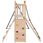 vidaXL Aire de jeux d'extérieur bois de pin massif