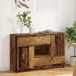 vidaXL Buffet Bois Ancien 100 x 30 x 65 6 Bois d'ingénierie