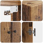 vidaXL Ensemble de Meubles 2 Pièces Bois ancien Bois d'ingénierie