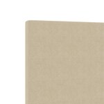 Tête de lit LED vidaXL Simple Design Vert Clair Gris 90 cm en Tissu Côtelé