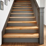 vidaXL Marches d'escalier 2 Pièces marron clair 100x25x2 cm chêne massif