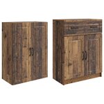 vidaXL Ensemble de Meubles 2 Pièces Bois ancien Bois d'ingénierie