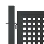 vidaXL Portail de jardin anthracite 400x200 cm acier