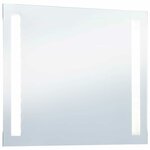 vidaXL Miroir mural à LED pour salle de bains 60x50 cm