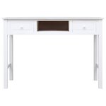 vidaXL Buffet Blanc 108x45x76 cm Bois de Paulownia massif