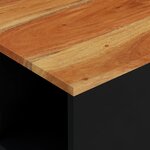 vidaXL Table basse 60x50x35 cm bois massif d'acacia