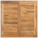 vidaXL Table basse Marron 60 x 60 x 45 cm Bois de teck solide