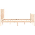 vidaXL Cadre de lit sans matelas 120x200 cm bois de pin massif