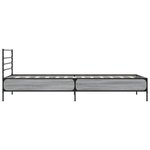 vidaXL Cadre de lit sans matelas sonoma gris 90x190 cm
