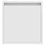 vidaXL Table de chevet murale blanc 38x34x40 cm