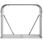 vidaXL Porte-bûches Anthracite 120 x 45 x 100 cm Acier galvanisé