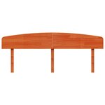 vidaXL Tête de lit cire marron 200 cm bois massif de pin