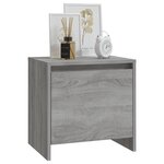 vidaXL Tables de chevet 2 Pièces Sonoma gris 45x34x44 5cm bois ingénierie