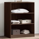 vidaXL Garde-robe chêne marron 77x48x102 cm bois d'ingénierie