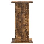 vidaXL Support de Plante 2 pc Chêne fumé 30 5 x 30 x 60 5 cm