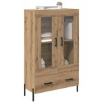 vidaXL Haut Armoire Corona Chêne artisanal 69 5 x 31 x 115 cm