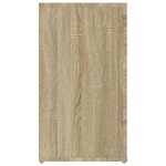 vidaXL Buffet Chêne sonoma 100x33x59 5 cm Bois d'ingénierie