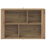 vidaXL Buffet Chêne artisanal 80 x 30 x 53 cm Bois d'ingénierie
