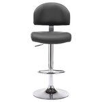 vidaXL Tabourets de bar lot de 2 gris similicuir