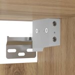 vidaXL Armoires Murailles 2 Pièces chêne artisanal 69 5 x 34 x 90 cm