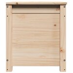 vidaXL Boîte de rangement 80x40x45 5 cm Bois massif de pin