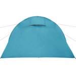 vidaXL Tente de camping tunnel 4 personnes bleu imperméable