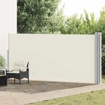 vidaXL Auvent latéral rétractable de patio 170x1200 cm Crème