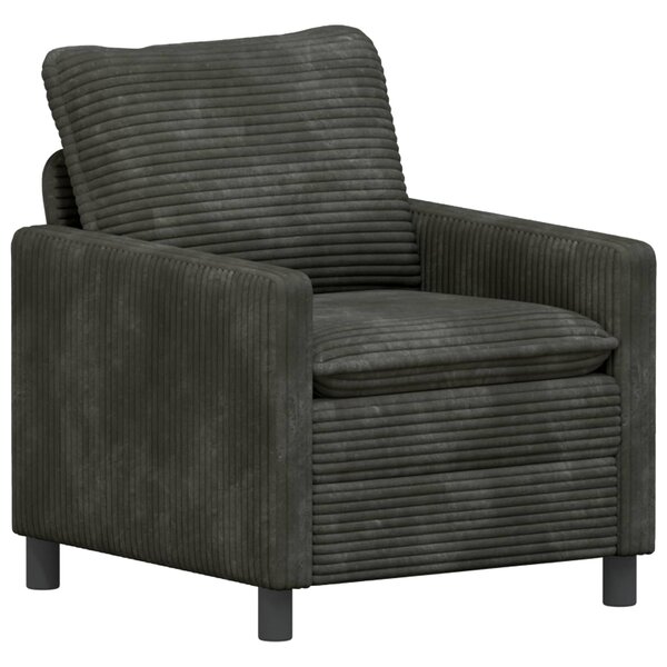 vidaXL Canapé Anthracite 76 x 81 x 87 5 cm Polyester