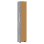 vidaXL Armoire de salle de bain Sonoma gris 30 x 33 x 190 cm
