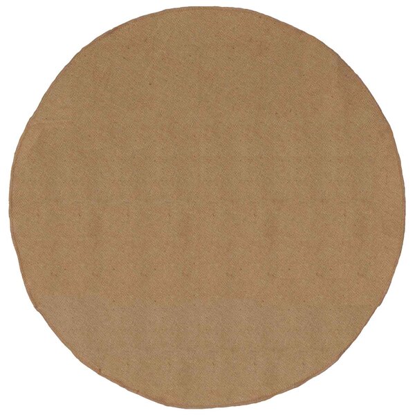 vidaXL Tapis de surface Naturel Ø 180 cm Jute