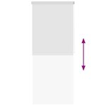 vidaXL Store roulant de douche 100x240 cm Blanc