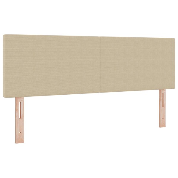 vidaXL Tête de lit Design Simple Vert clair Gris 140 cm Tissu Velours