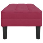 vidaXL Banc Bordeaux 113 x 57 x 39 cm Velours