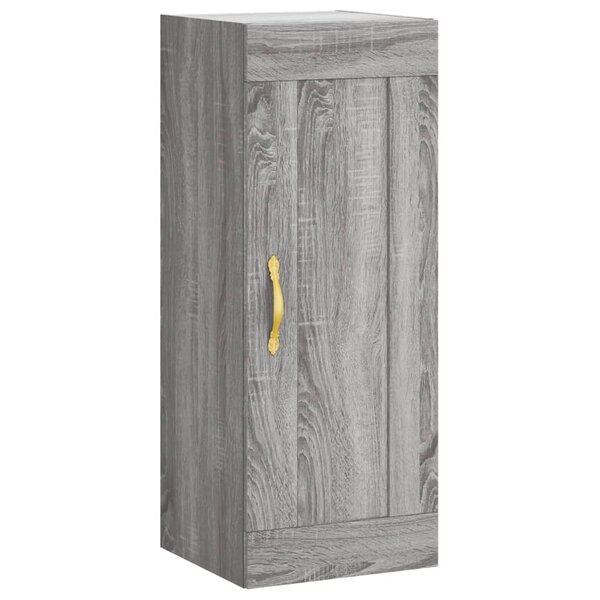 vidaXL Armoire murale sonoma gris 34 5x34x90 cm bois d'ingénierie
