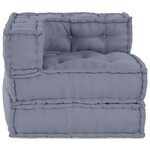 vidaXL Coussin Gris 70 x 70 x 54 cm Polyester