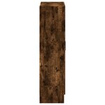 vidaXL Bibliothèque chêne fumé 82 5x30 5x115 cm bois d'ingénierie