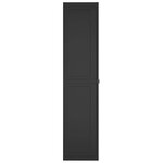 vidaXL Armoire de rangement d'extérieur noir 65x37x165 cm PP