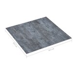 vidaXL Dalles de plancher autoadhésives 20 Pièces PVC 1 86 m² marbre gris
