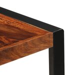 vidaXL Table de salle à manger 140x70x75 cm Bois de Sesham massif