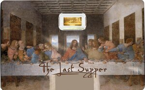 Pièce de monnaie en Or 50 Cents g 0.031 (1/1000 oz) Millésime 2025 Masterpieces in Miniature LAST SUPPER (PRÉCOMMANDE)