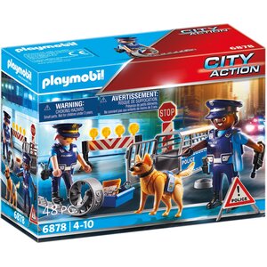 PLAYMOBIL 6878 - Barrage de police