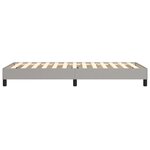 vidaXL Cadre de lit gris clair 100x200 cm tissu