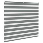 vidaXL Store zèbre gris foncé largeur du tissu 150 9 cm polyester