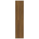 vidaXL Bibliothèque/Séparateur de pièce Chêne marron Bois d'ingénierie