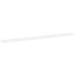 vidaXL Panneaux de bibliothèque 4 Pièces Blanc 100x10x1 5 cm Aggloméré