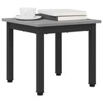 vidaXL Table basse Gris Sonoma 40 x 40 x 36 cm Bois d'ingénierie