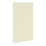 vidaXL Store plissé crème 120x200cm largeur du tissu 119 4cm polyester